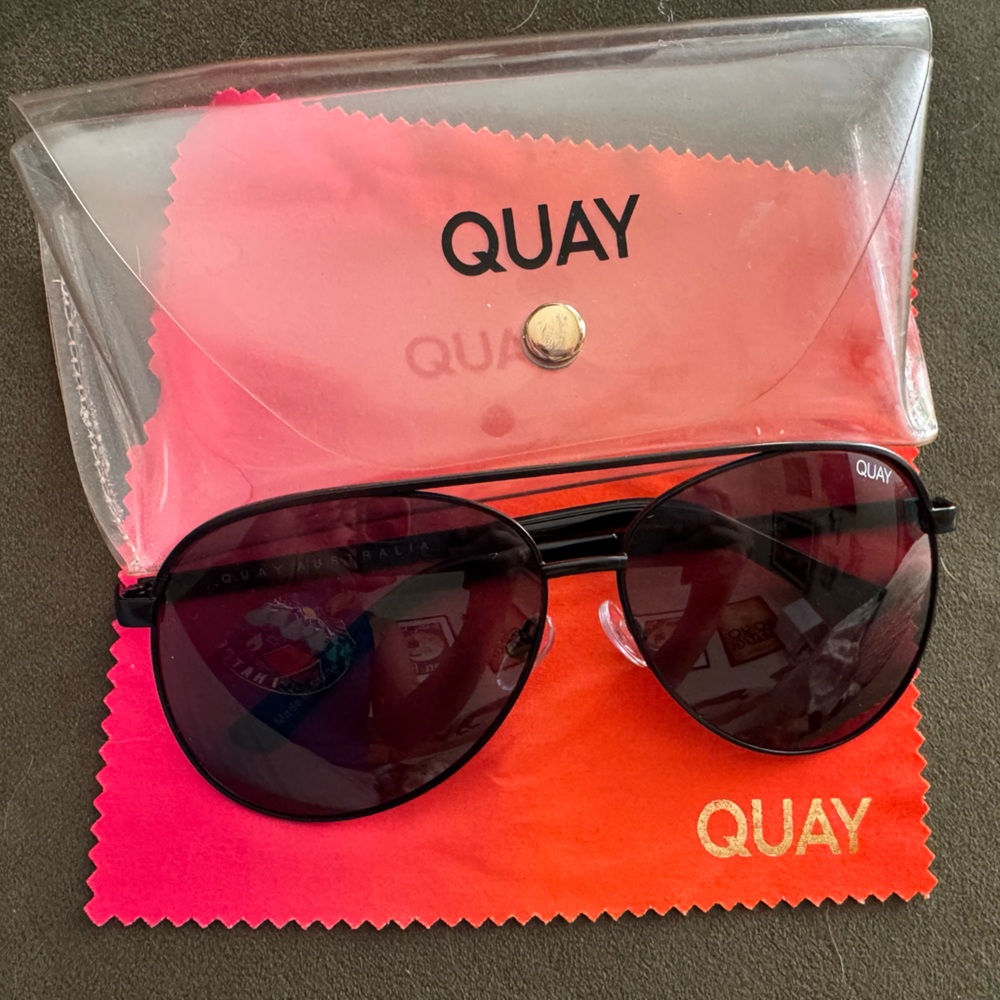 Quay Australia Black Sunglasses
